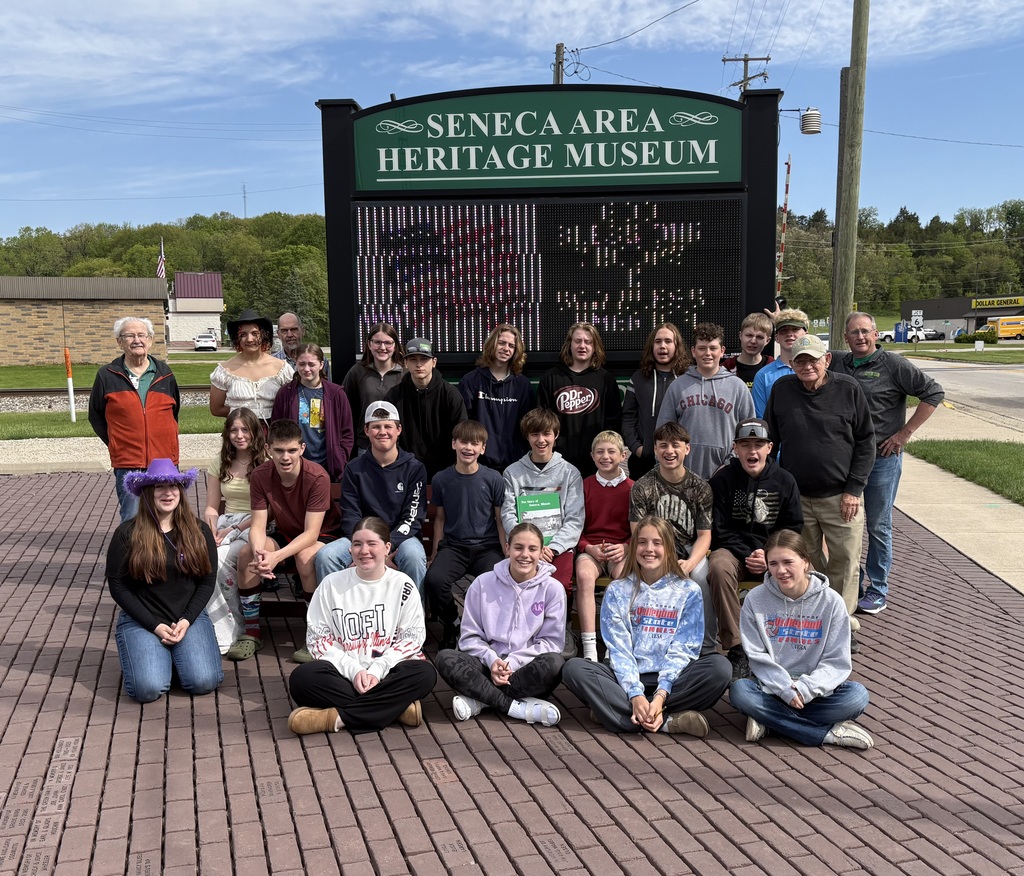 Students pose in different locations around Seneca.