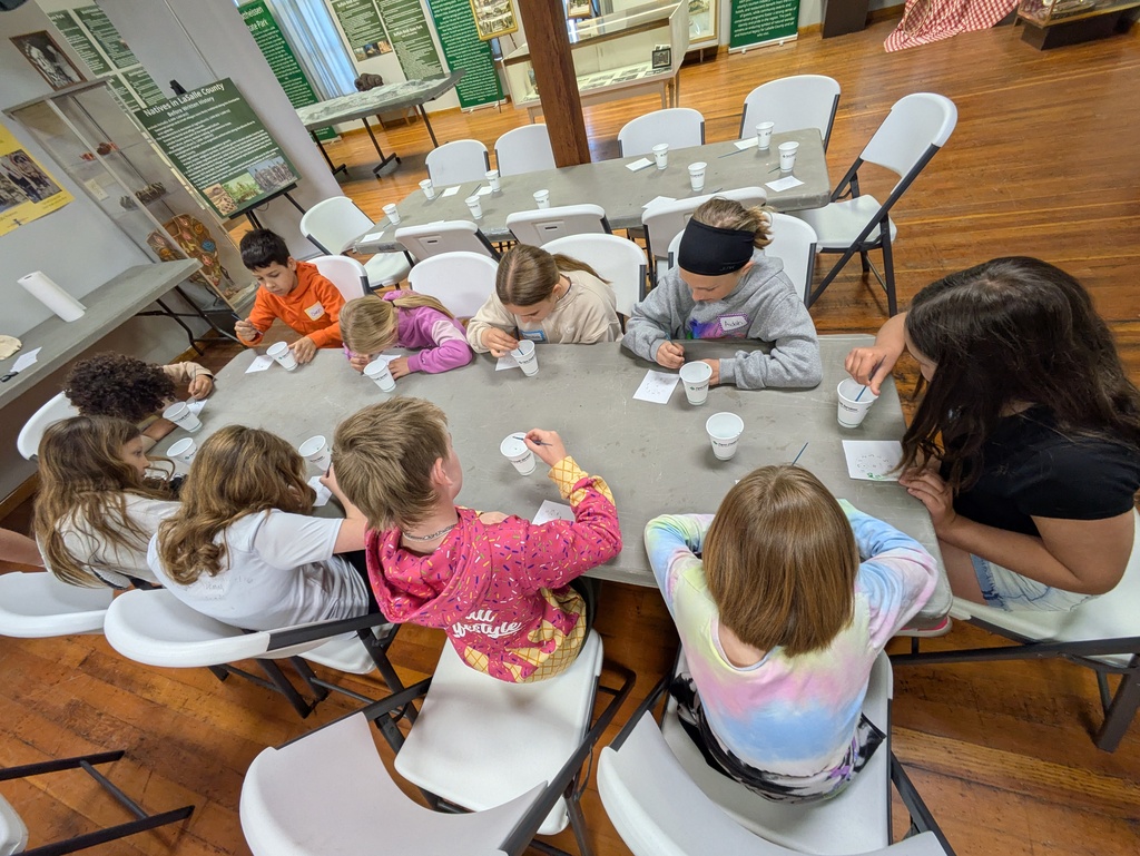 Students at table