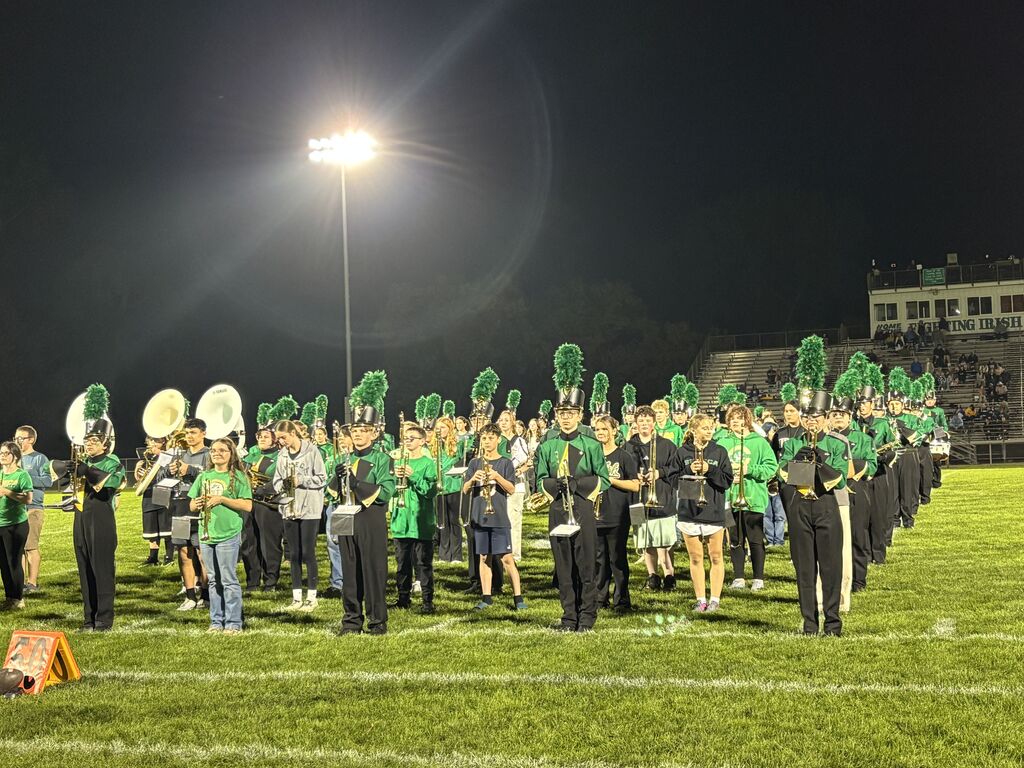 Bands at halftime