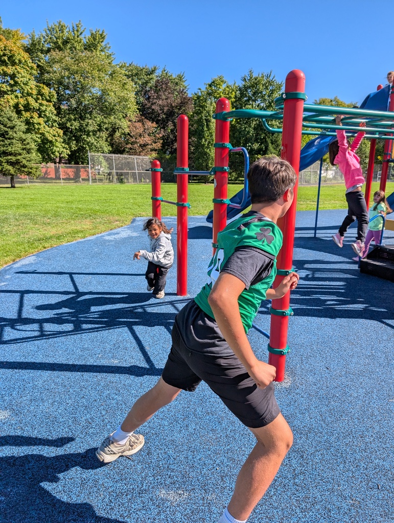 Students on playground