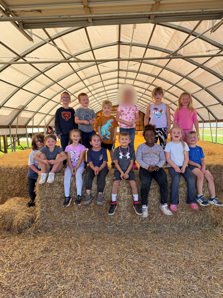 kids at farm