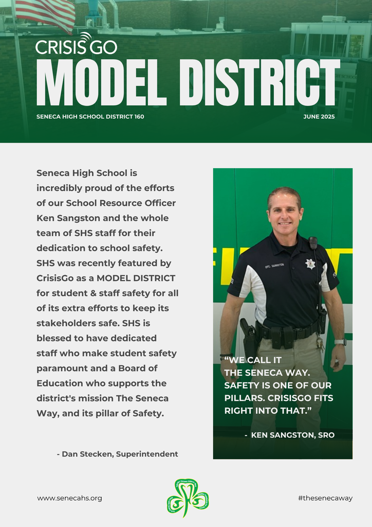 SHS was named a CrisisGo Model District in June 2025.