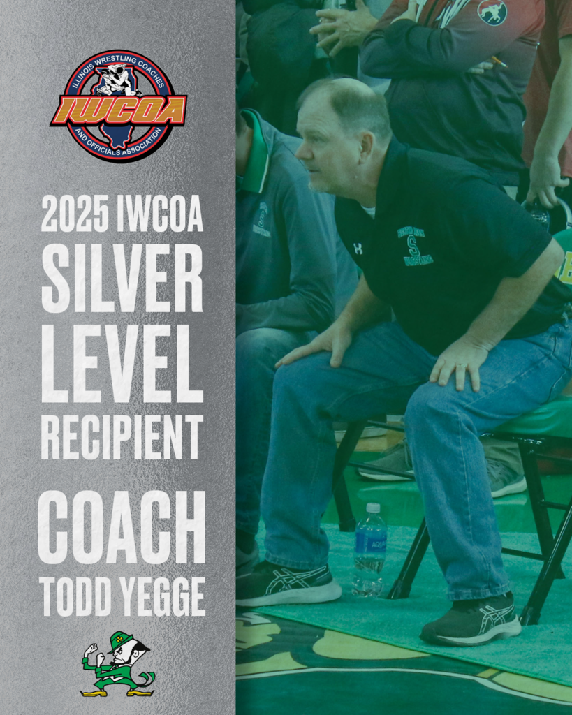 Coach Todd Yegge was named a 2025 IWCOA Silver Level Award recipient.