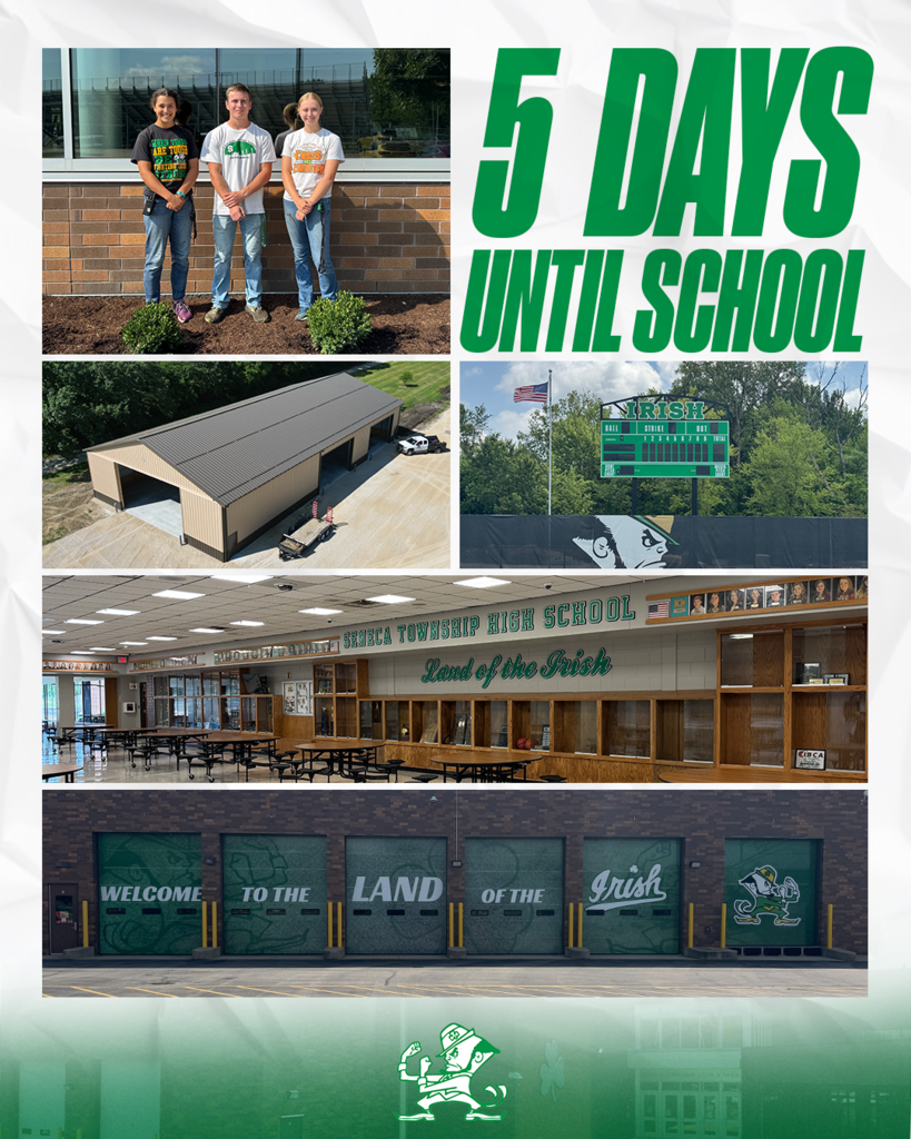 Five days until school starts at SHS.