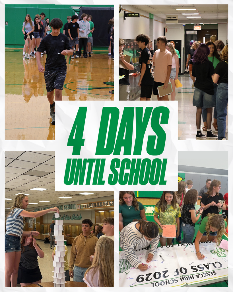 Four days until school starts at SHS.