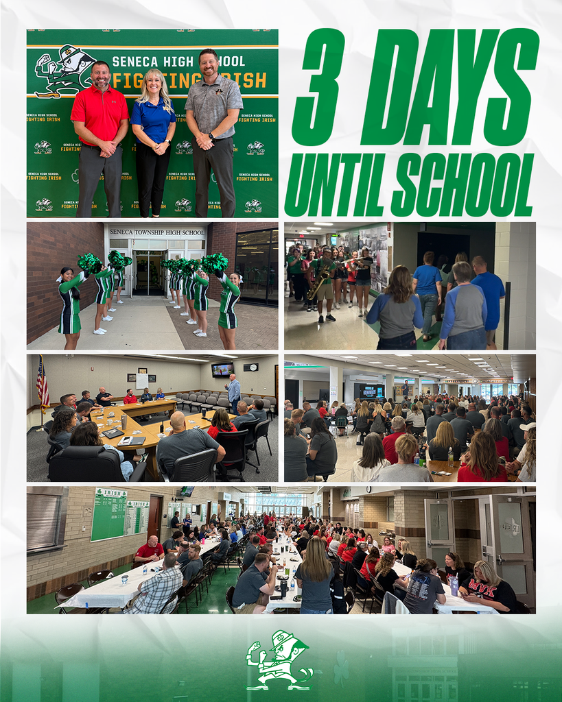 Three more days until school starts at SHS.