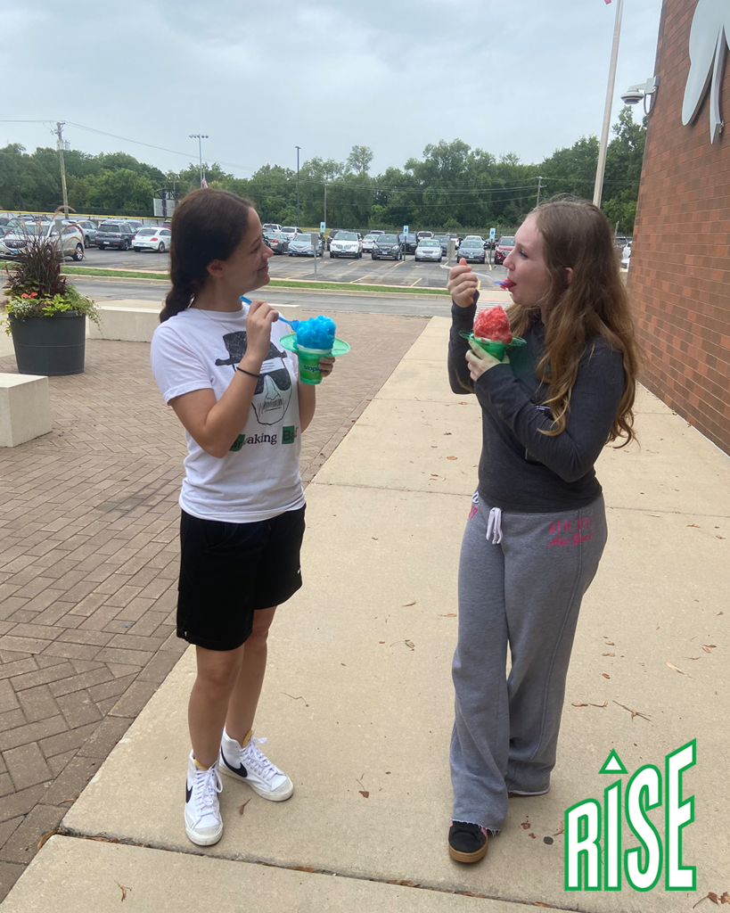 RISE invited SHS students to a Tropical Sno snow cone during lunch on Wednesday.