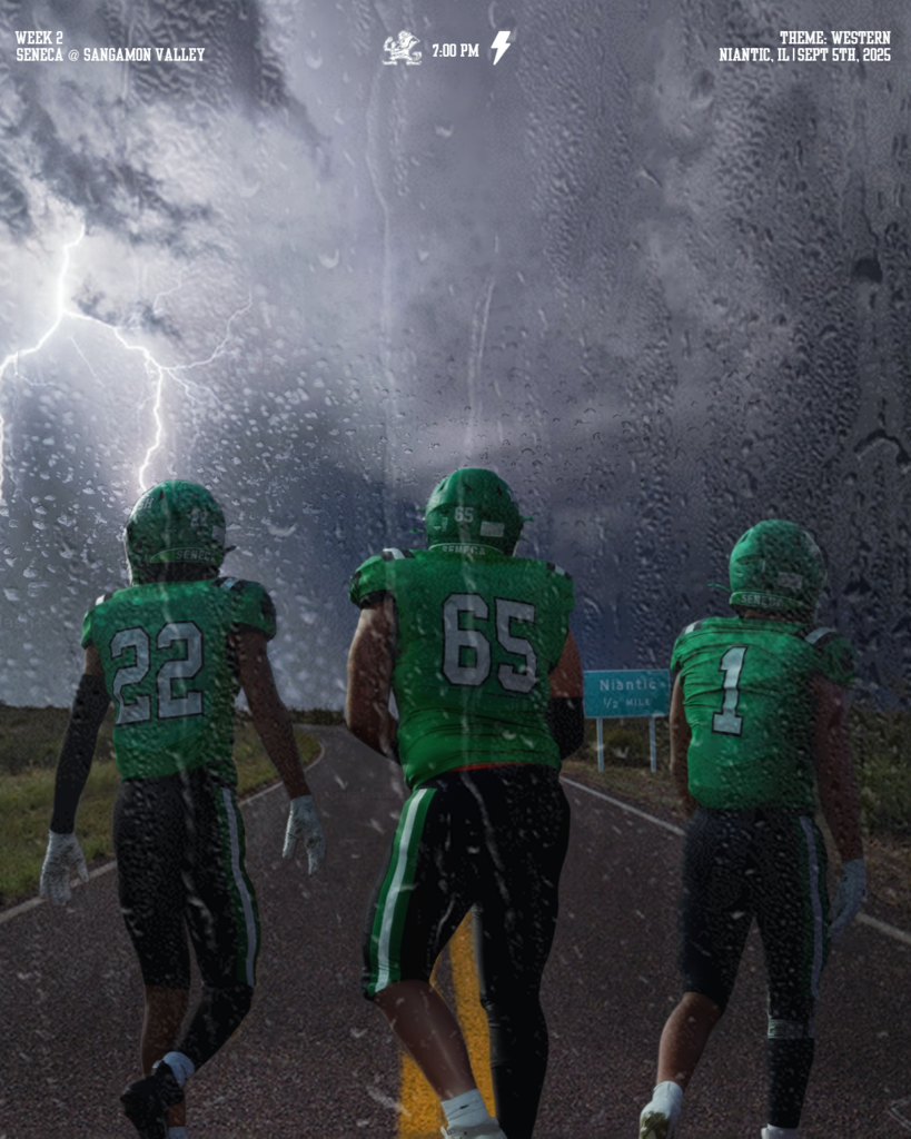 The Fighting Irish Football team travels to Niantic tonight to take on the Sangamon Valley Storm.