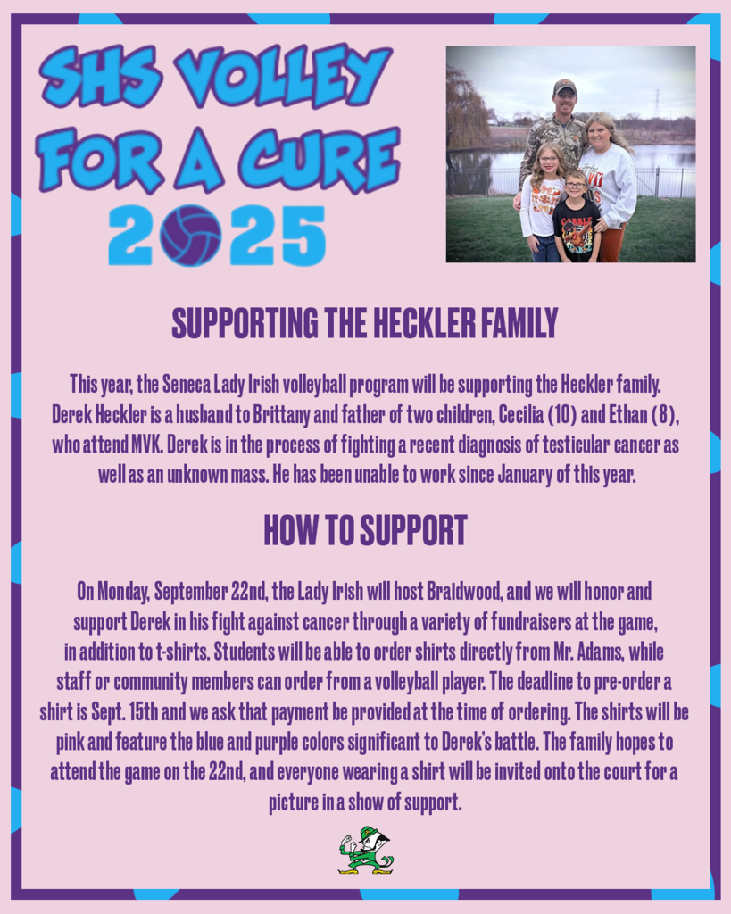 Volley for a Cure Night is on Monday, September 22nd against Braidwood.