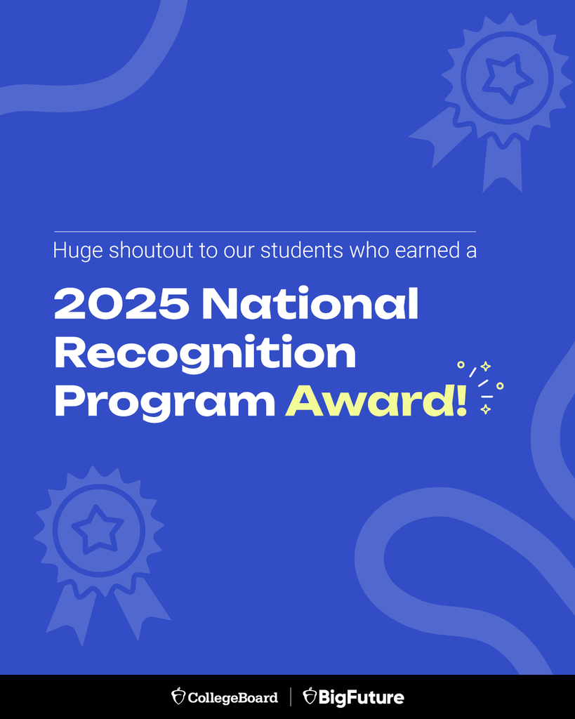 These six students have received academic honors from the @CollegeBoard National Recognition Program for their strong performance in school and on assessments.