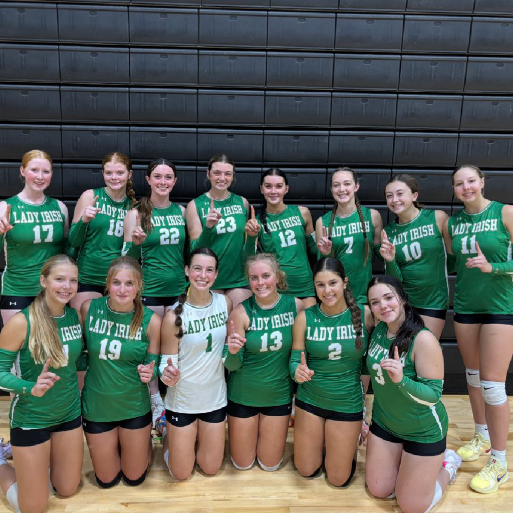 The Lady Irish Volleyball team took 1st Place at the Sandwich Invitational today with an overall record of 5-0.