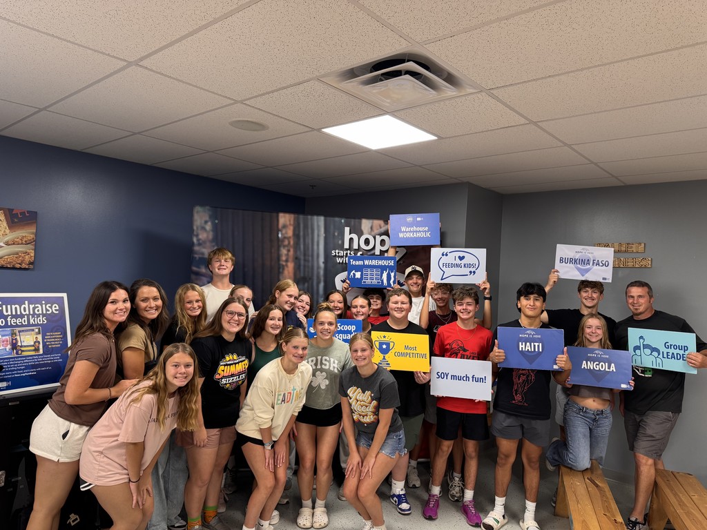 Tonight the Seneca Fellowship of Christian Athletes group went to the Aurora Feed My Starving Children facilities and volunteered their time to pack meals for children in need around the globe.