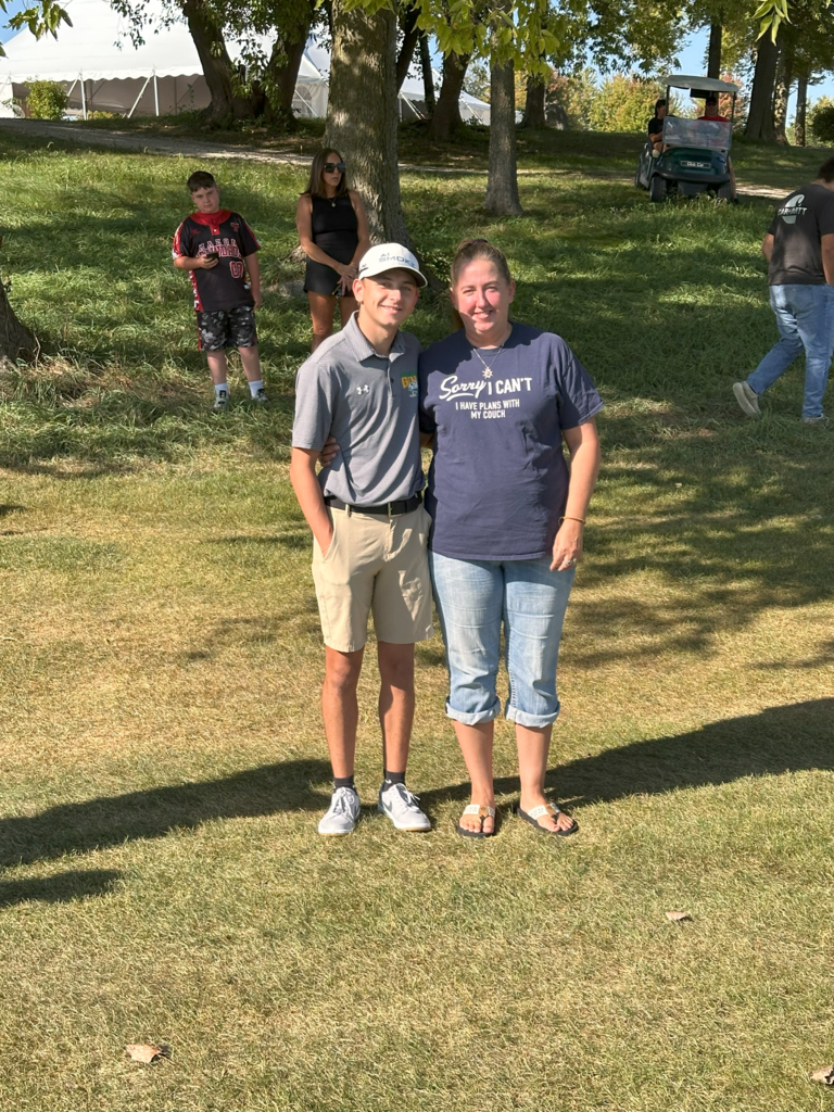 On Monday the Fighting Irish Golf team honored our senior boys golfers at the Creek against Dwight.