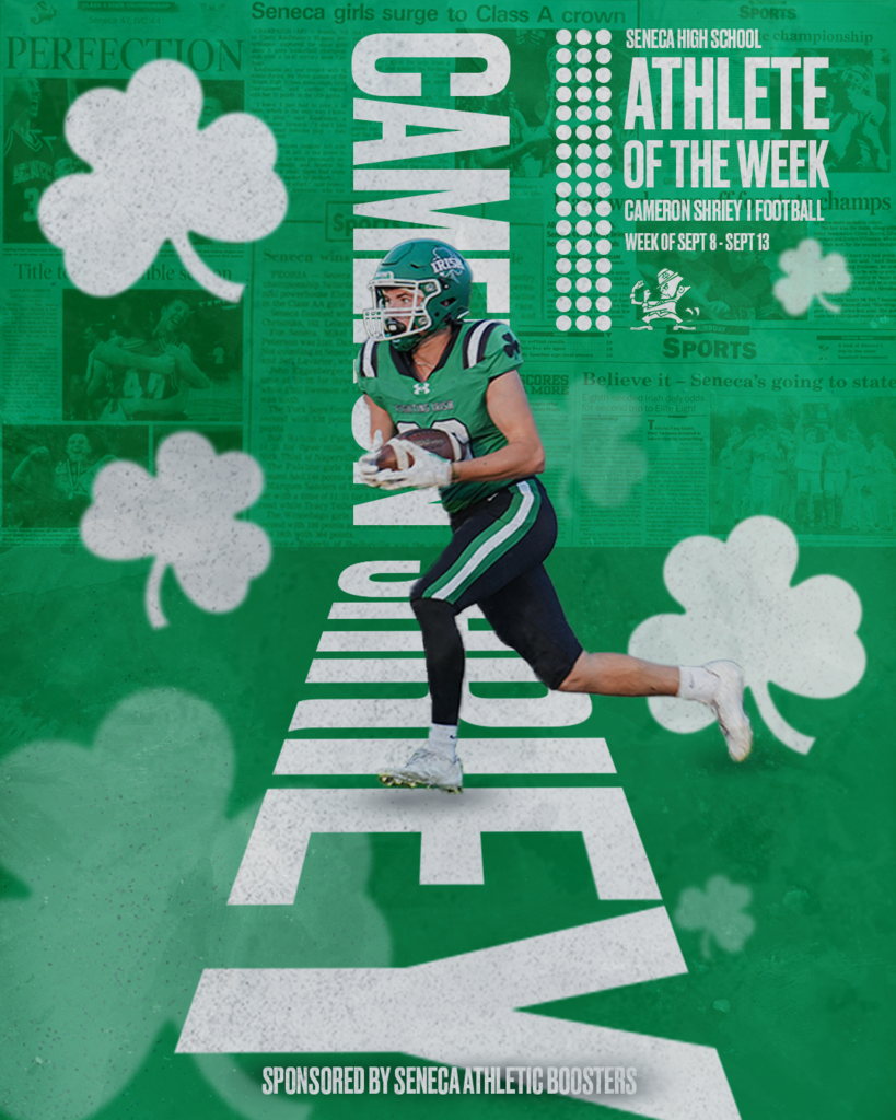 Senior Cameron Shriey has been named SHS Athlete of the Week.