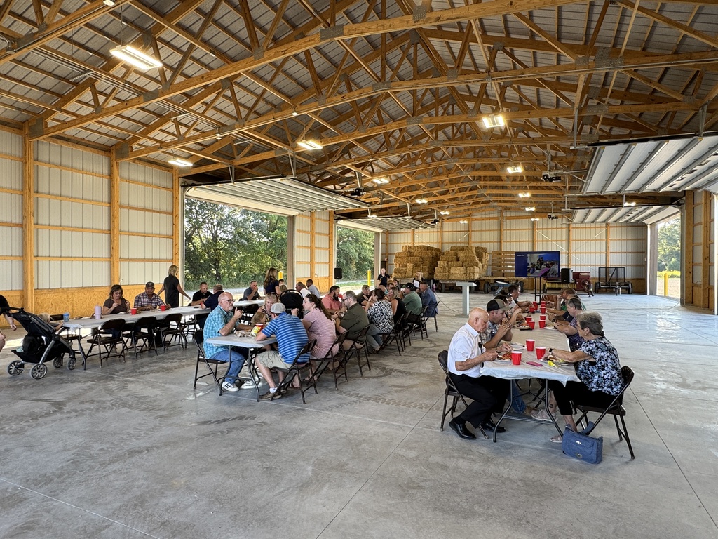 Tonight the Seneca FFA celebrated a ribbon cutting ceremony for the new building out at the Land Lab.