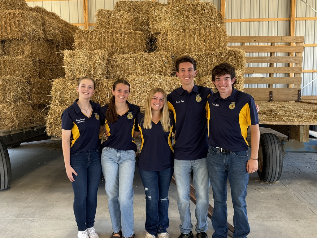 Tonight the Seneca FFA celebrated a ribbon cutting ceremony for the new building out at the Land Lab.