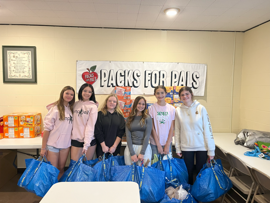 The SHS Cheer team is dedicating their time to support Pack for Pals this year.