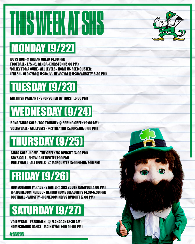 This Week at SHS