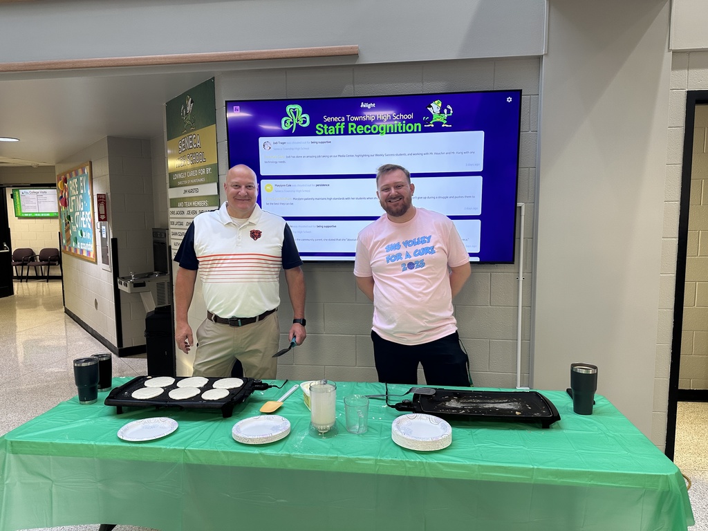 Today was Wear Pink day to kick off Homecoming and support Volley for a Cure tonight.