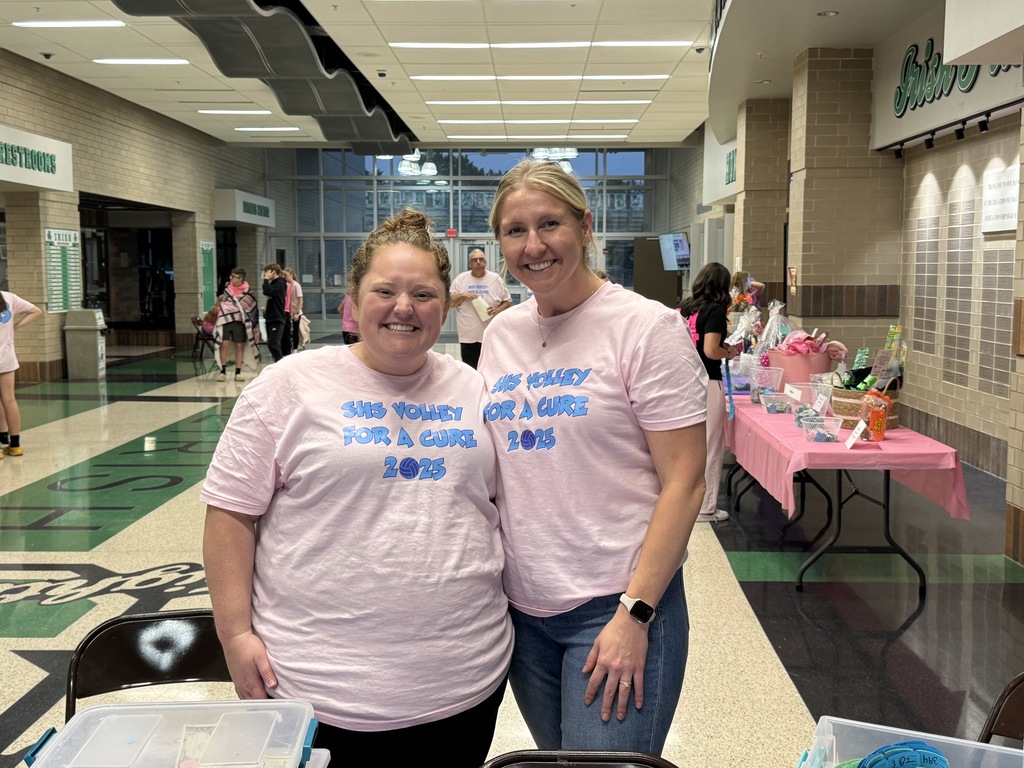 Tonight the Lady Irish Volleyball team hosted the Reed-Custer Comets for our annual Volley for a Cure!