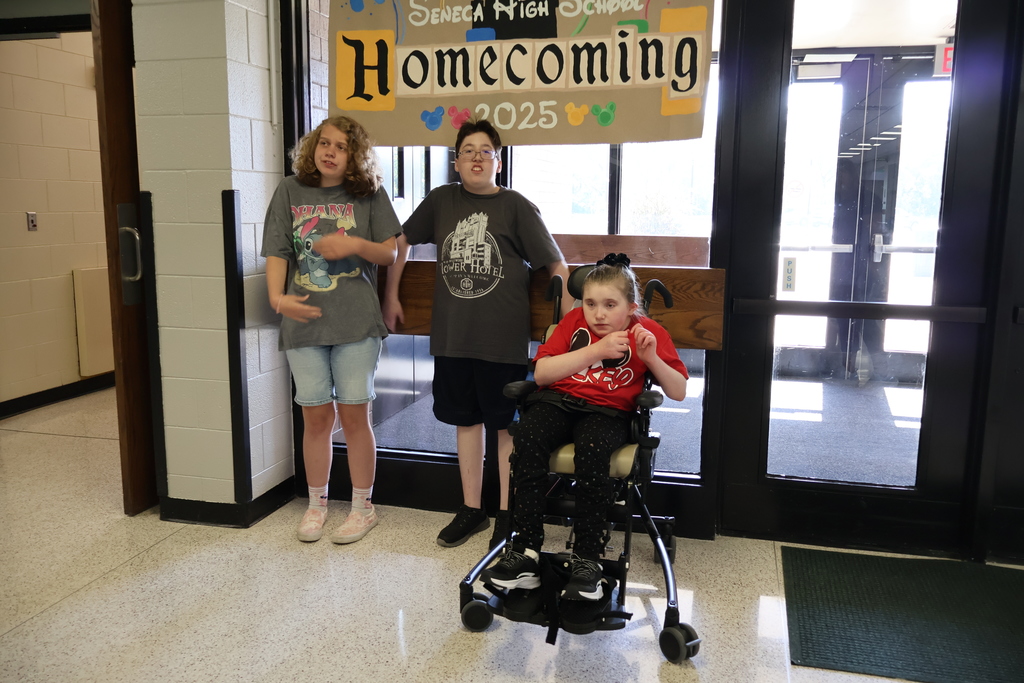 The Homecoming theme today at SHS was Wear Disney.