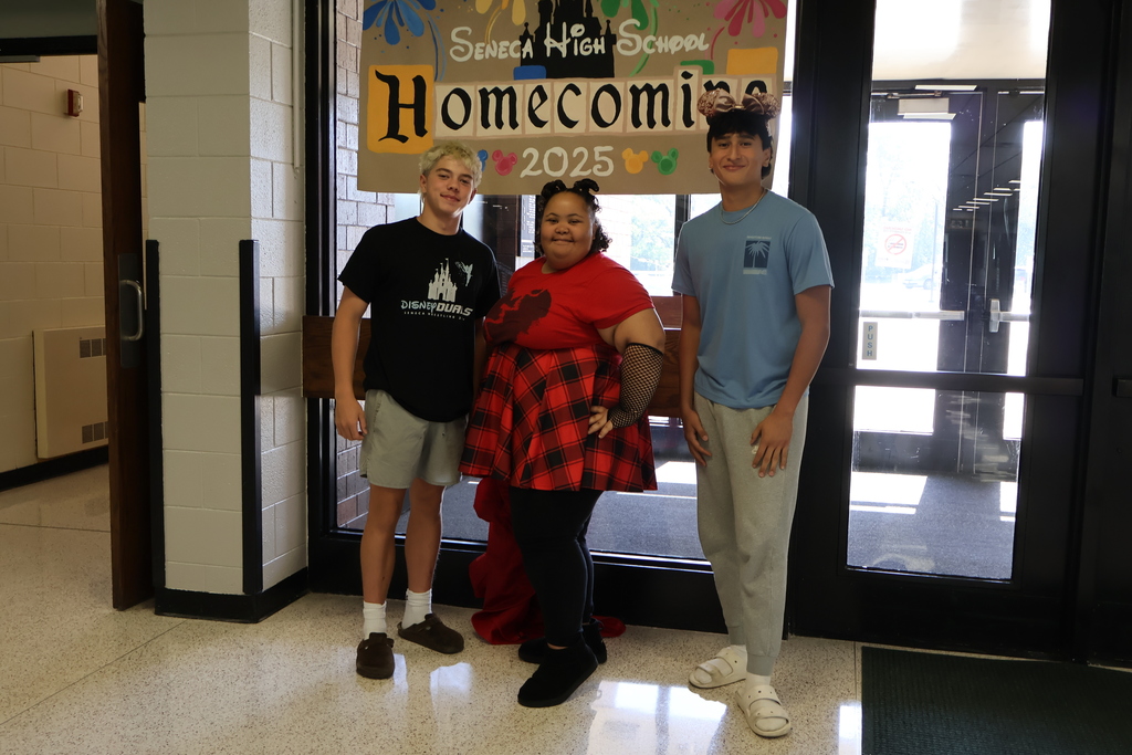 The Homecoming theme today at SHS was Wear Disney.