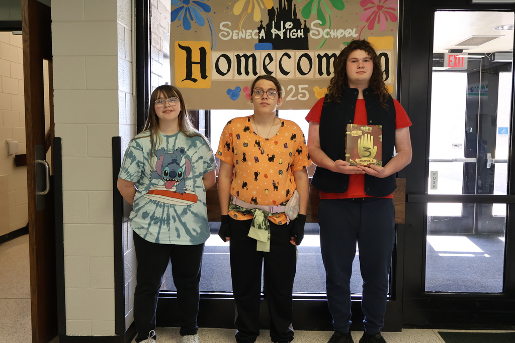 The Homecoming theme today at SHS was Wear Disney.