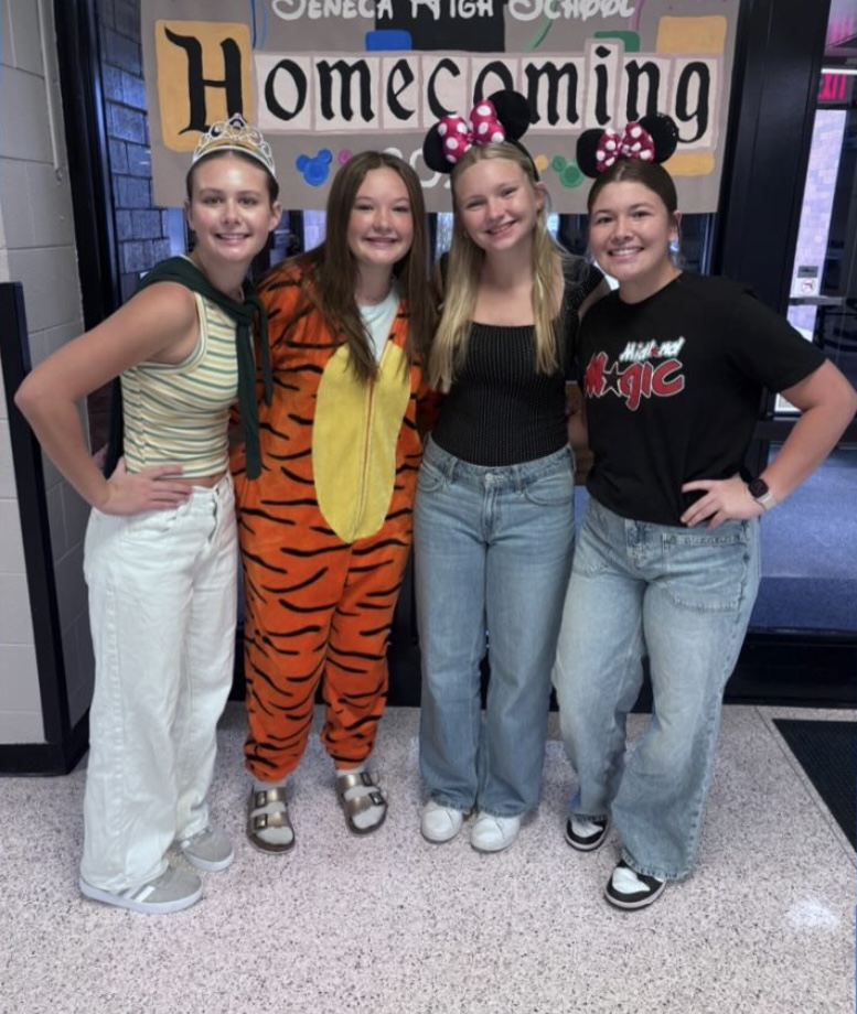 The Homecoming theme today at SHS was Wear Disney.