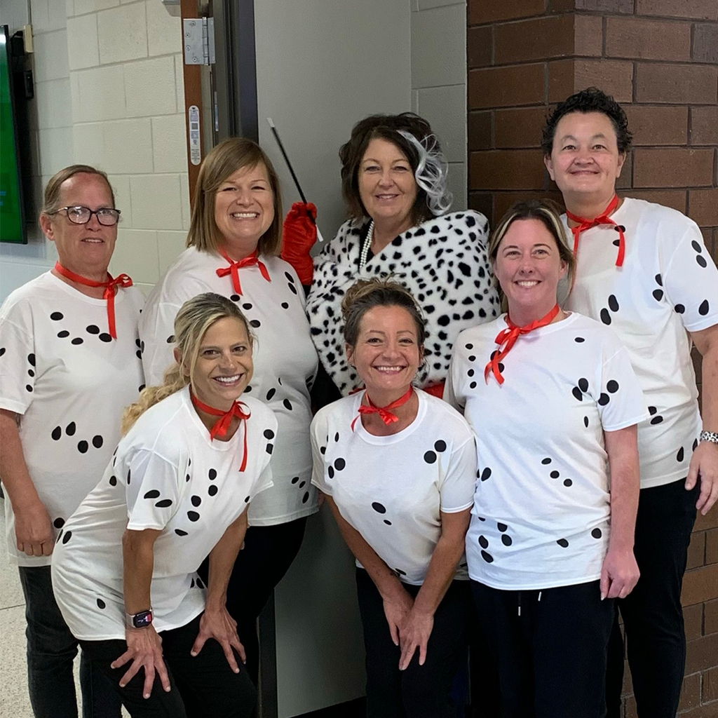 The Homecoming theme today at SHS was Wear Disney.