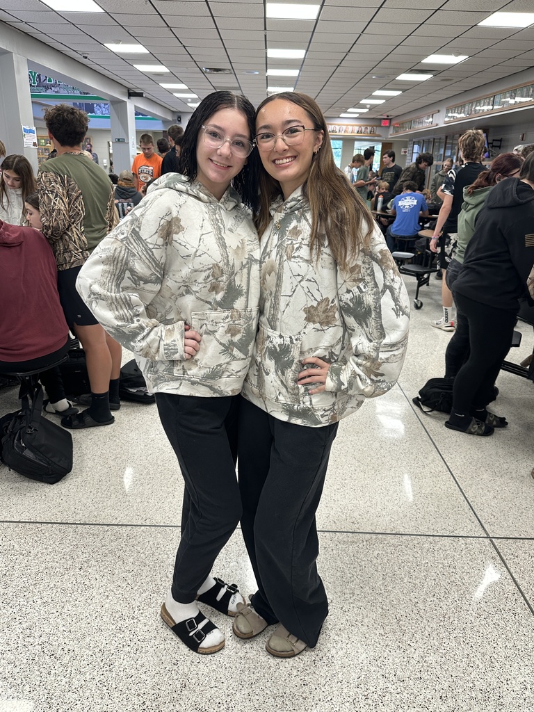 Today's SHS Homecoming theme was Wear Camo.