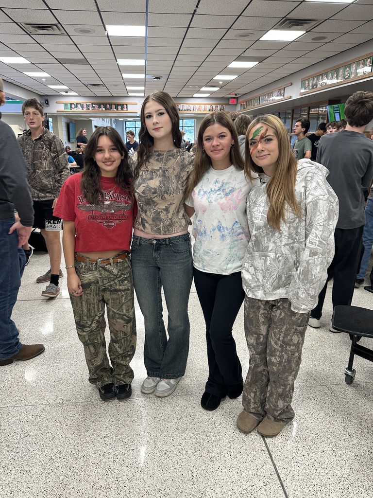 Today's SHS Homecoming theme was Wear Camo.