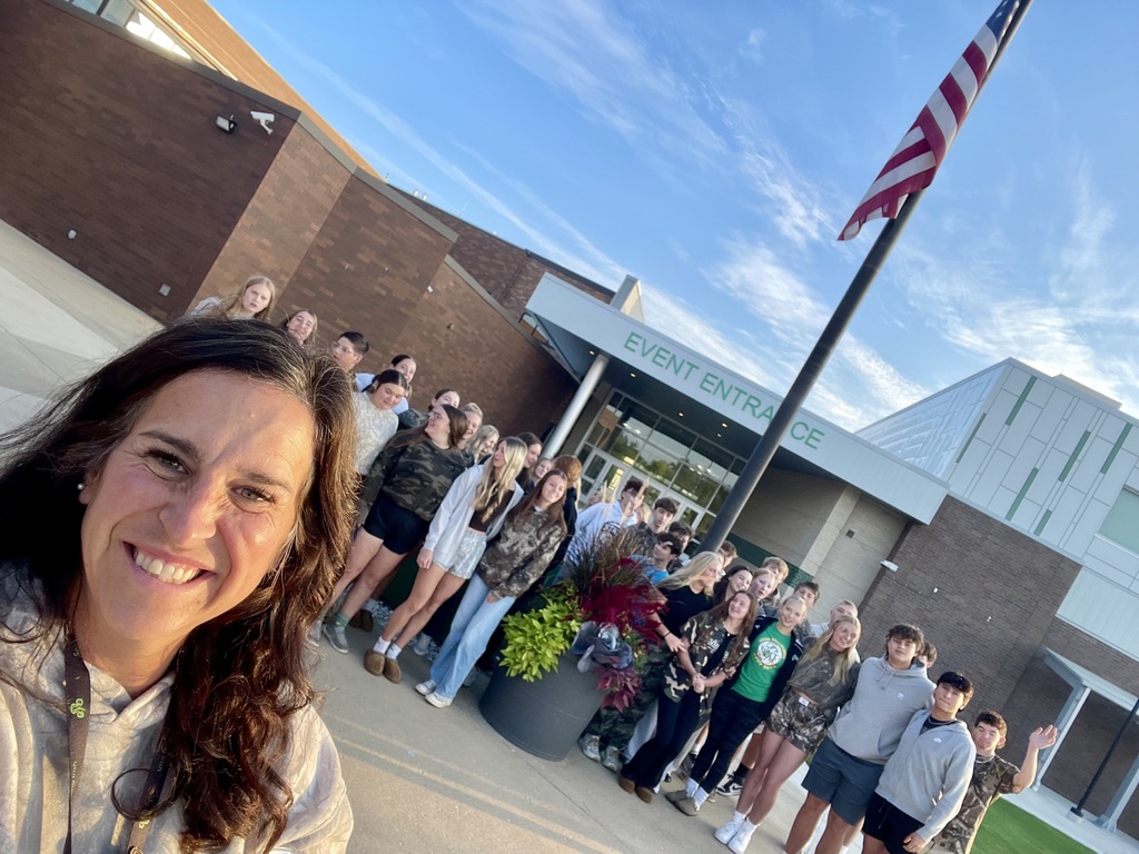 The Fellowship of Christian Athletes participated in "See You at the Pole" this morning.