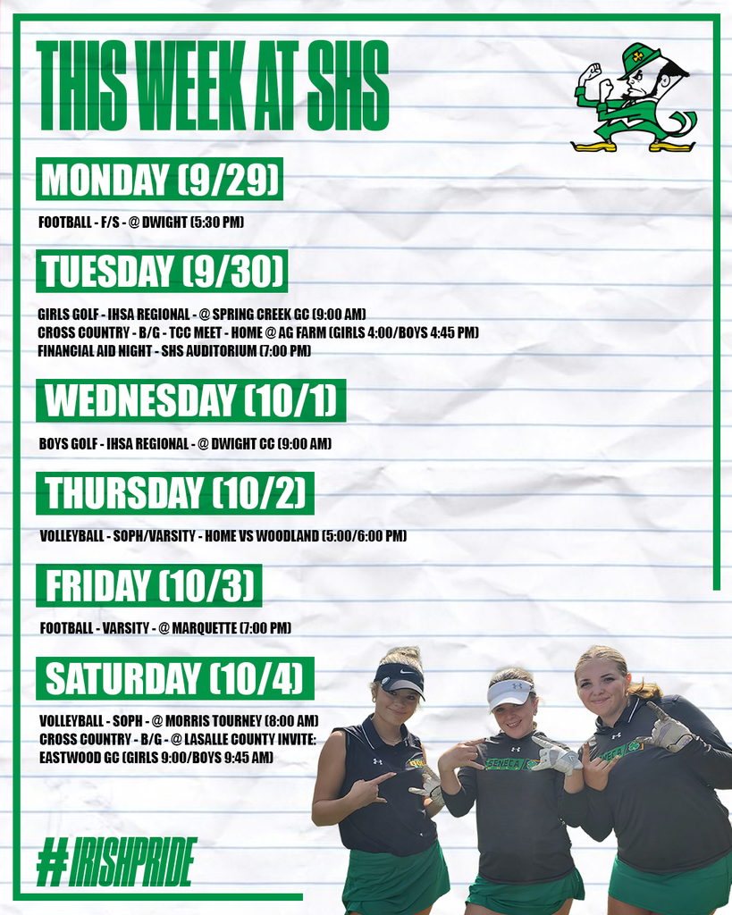 This Week at SHS.