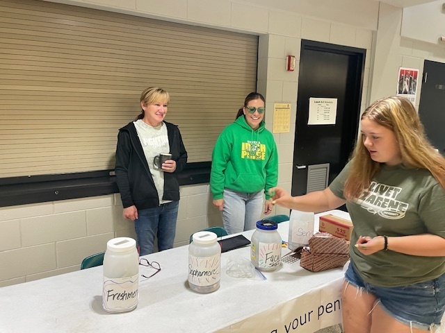 The annual Penny War was a huge success this year.