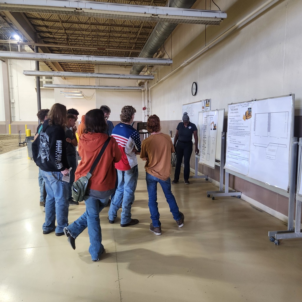 Mr. Witte's vocational math class took a trip to Wilmington to tour the local 150 Operators training facility today.