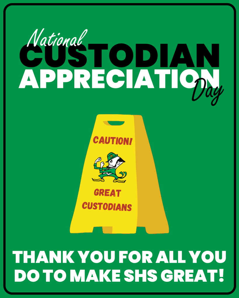 Today is National Custodian Appreciation Day.