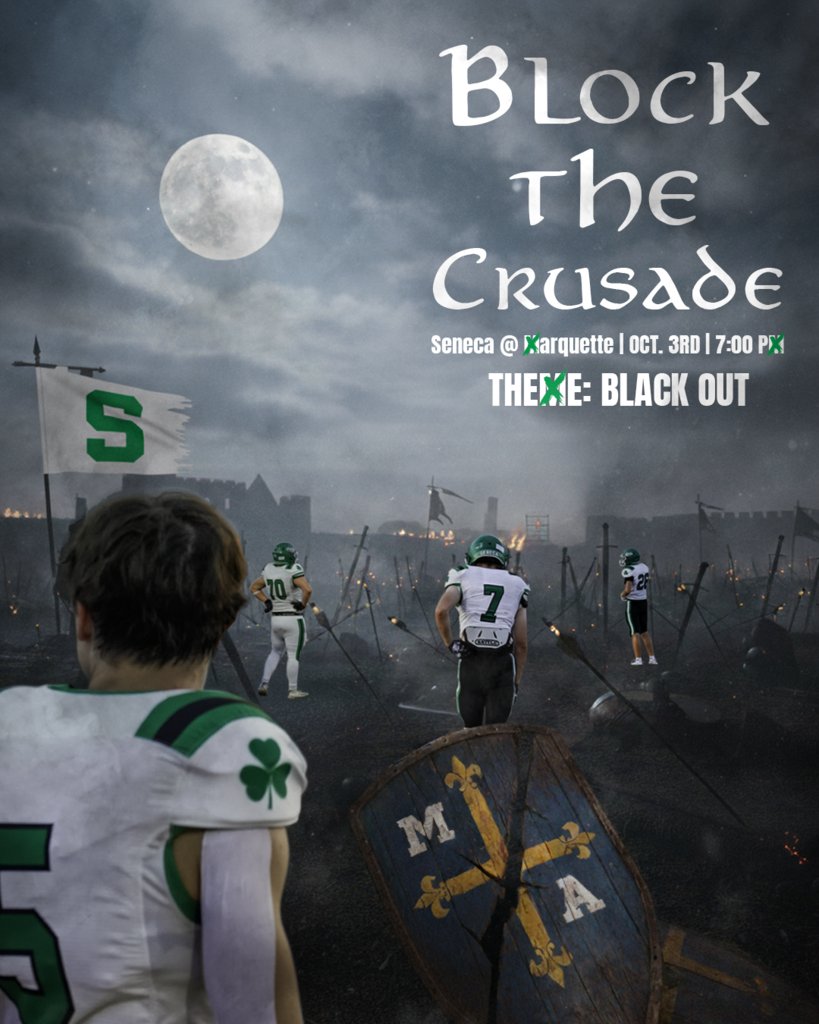 The Fighting Irish Football team travels to Marquette to take on the Crusaders tonight @ 7:00 PM.