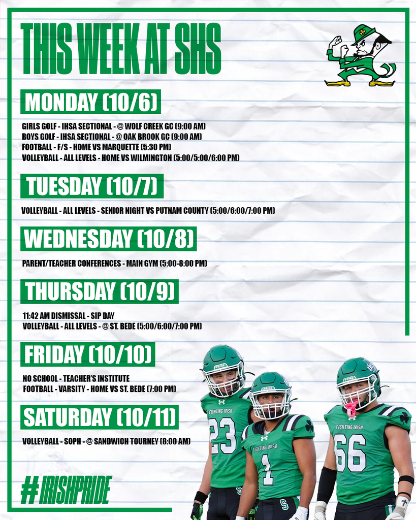 This Week at SHS