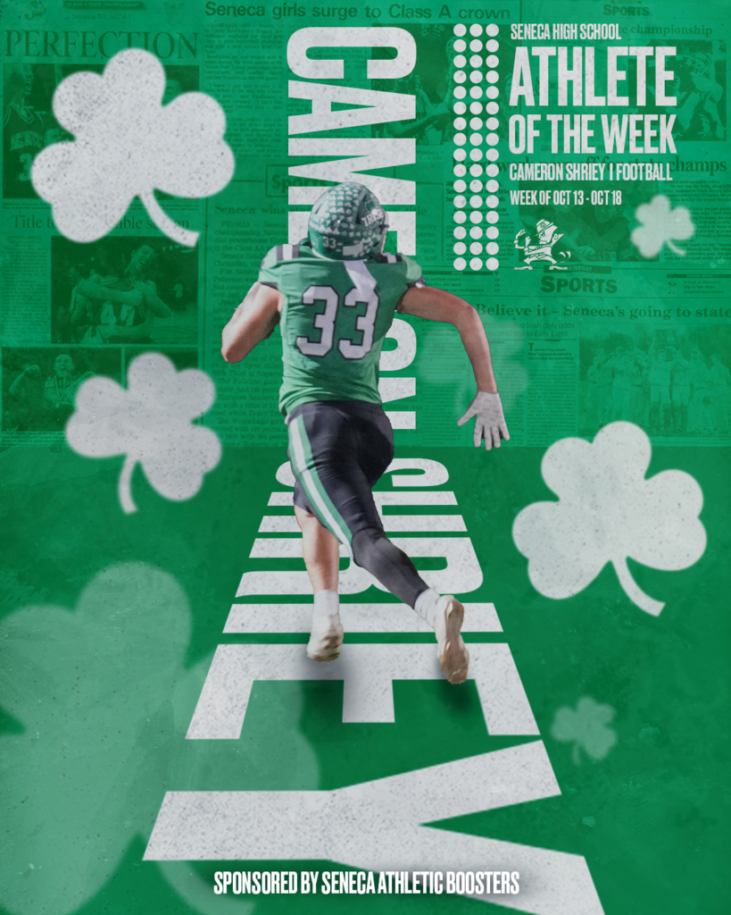 Senior Cameron Shriey has been named SHS Athlete of the Week.