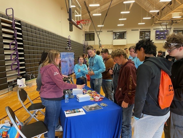 The Guidance department took 15 students to the Manufacturing Career Expo at IVCC on Tuesday.