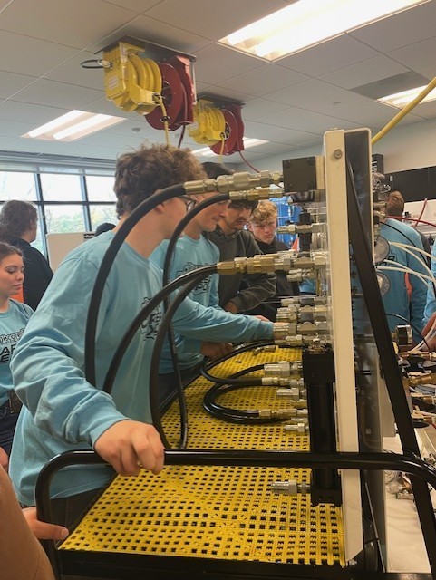 The Guidance department took 15 students to the Manufacturing Career Expo at IVCC on Tuesday.