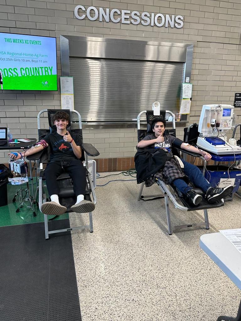HOSA hosted its first blood drive of the year today.
