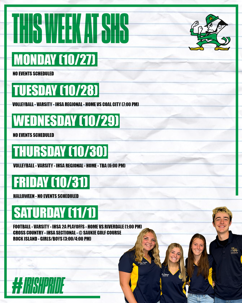 This Week at SHS