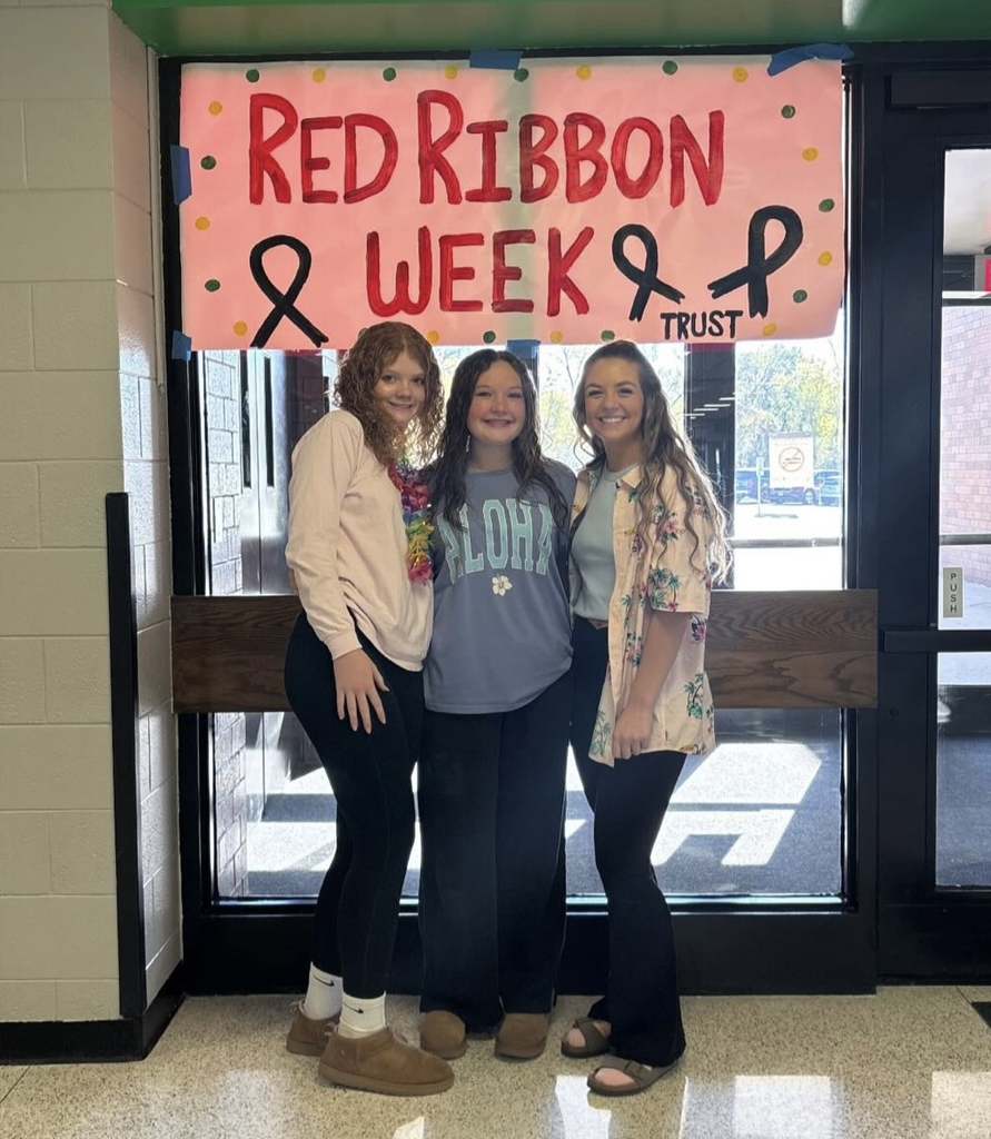 Seneca High School and TRUST kicked off Red Ribbon Week today with a tropical twist.