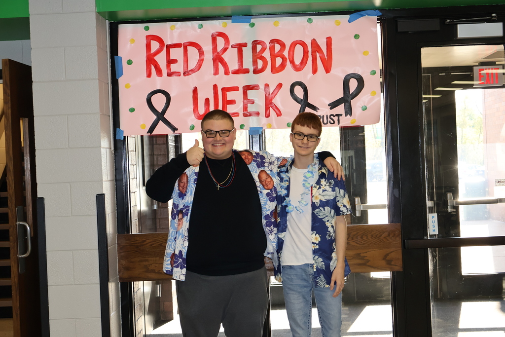 Seneca High School and TRUST kicked off Red Ribbon Week today with a tropical twist.