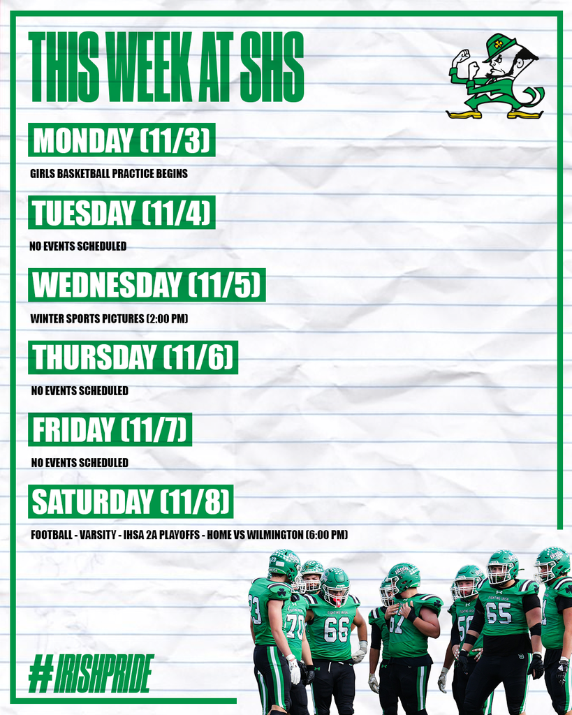 This Week at SHS
