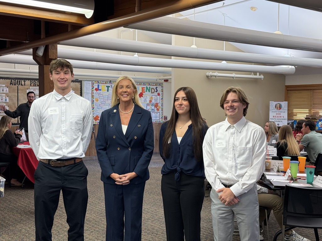 Brady Sheedy, Jessa Echeverria, and Brant Roe did a fantastic job representing SHS at State Senator Sue Rezin's Youth Advisory Council in Yorkville.