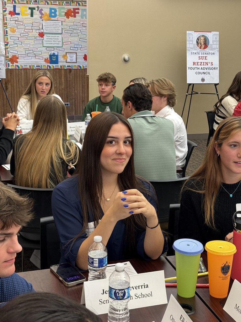 Brady Sheedy, Jessa Echeverria, and Brant Roe did a fantastic job representing SHS at State Senator Sue Rezin's Youth Advisory Council in Yorkville.