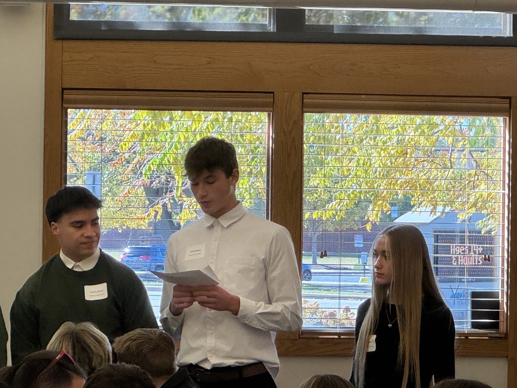 Brady Sheedy, Jessa Echeverria, and Brant Roe did a fantastic job representing SHS at State Senator Sue Rezin's Youth Advisory Council in Yorkville.