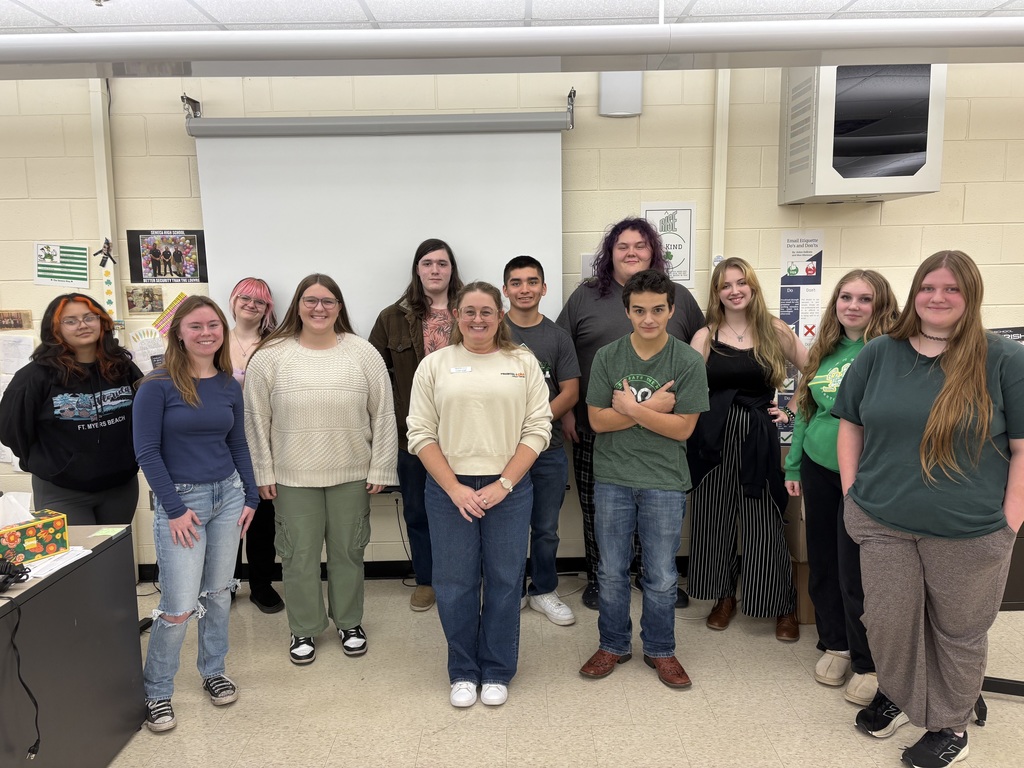 Mrs. Foster's Economics classes had the opportunity to learn about budgeting from Crystal Geiger of Financial Plus Credit Union.